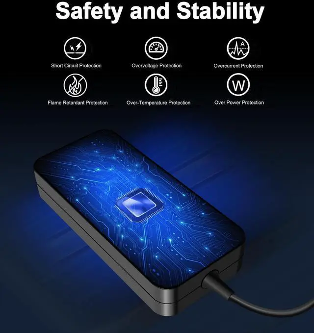 Alt view image 5 of 5 - 180W Charger for ASUS ROG G75VW G75VX G751JM G750JW G750JM G750JS G752VL G752VT GL502VT FX502VM FX702VM ADP-180MB F FA180PM111 Power Adapter 5.5x2.5mm