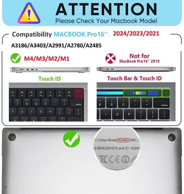 Alt view image 2 of 5 - HXCASEAC Case Compatible with MacBook Pro 16 inch Case 2024 2023 2022 2021 with Foldable Stand, Anti-Scratching Protective Cover (M4 M3 M2 M1) A3186, A3403, A2991, A2780, A2485 PU Leather, Cream