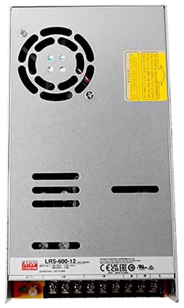 Alt view image 4 of 5 - MedInnov LRS-600-12 Industrial Power Supply, 12V 50A 600W, High Efficiency 90%, Surge and Overload Protection, 5G Vibration Resistant, Reliable for Industrial Automation & Robotics