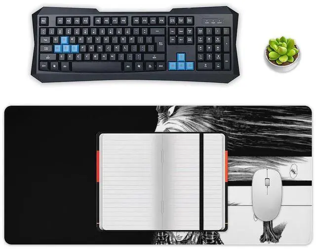 Alt view image 3 of 5 - Generic BER-serk Mousepad Anime Mouse Pad 16x35 Inch Manga Gaming Mouse Pad XL Guts Mouse Pads for Desk