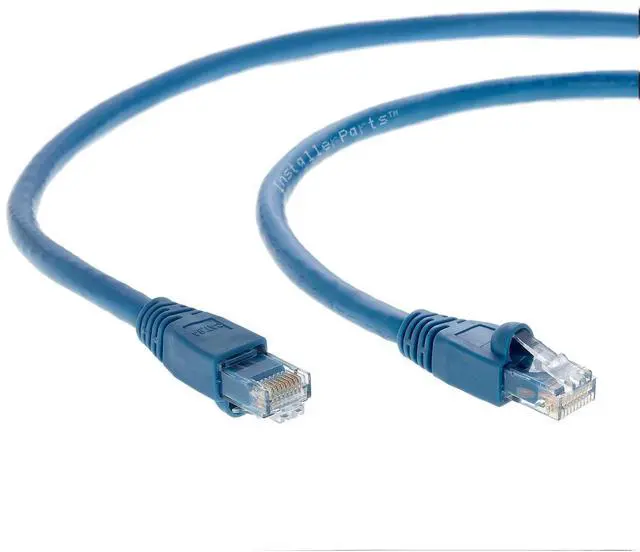 Alt view image 4 of 5 - InstallerParts Ethernet Cable CAT6A Cable UTP Booted 35 FT - Blue - Professional Series - 10Gigabit/Sec Network/High Speed Internet Cable, 550MHZ