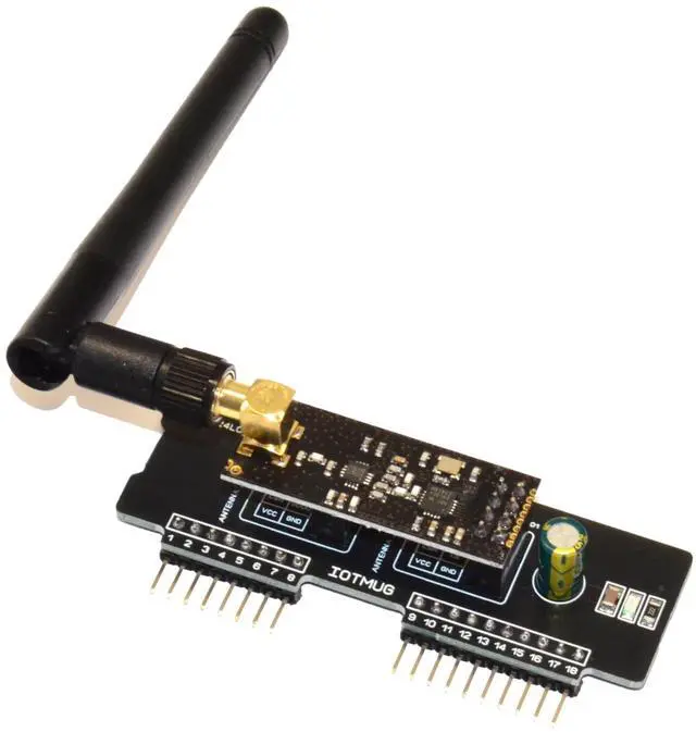 Alt view image 2 of 5 - Multiboard For Flipper Zero Double Radio Module 2in1 NRF24L01 CC1101 With Flipper Hub To Swap Components