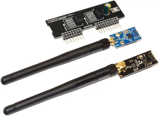 Alt view image 5 of 5 - Multiboard For Flipper Zero Double Radio Module 2in1 NRF24L01 CC1101 With Flipper Hub To Swap Components