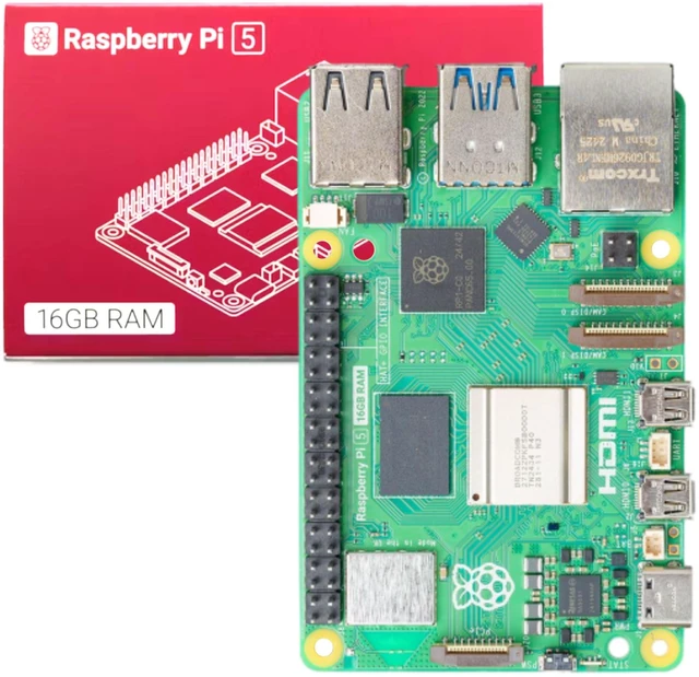 Main image of iRasptek Raspberry Pi 5 Single Board 16GB RAM
