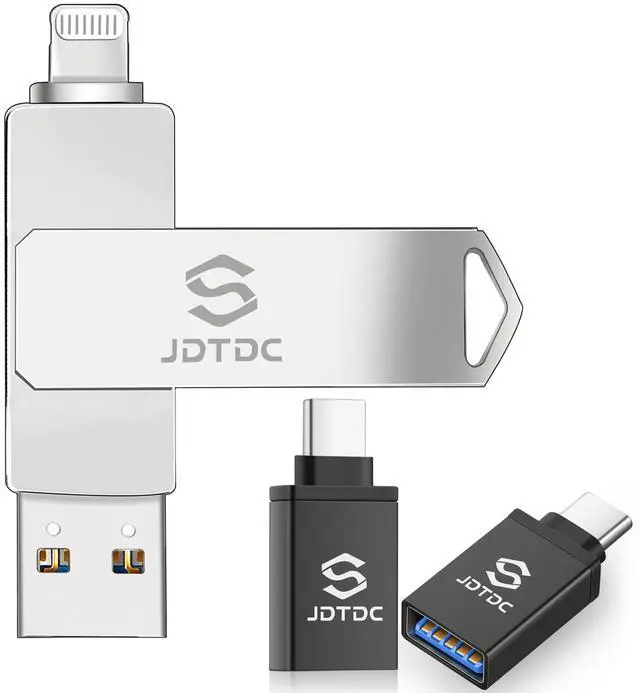 Main image of Genuine Apple MFi Certified iPhone USB Flash Drive 128GB - Real Capacity - No Fake Storage, Genuine Lightning, encrypted Auto Backup Photo Stick for iPhone iPad Photos/Videos - Avoid Fake MFi Clones!
