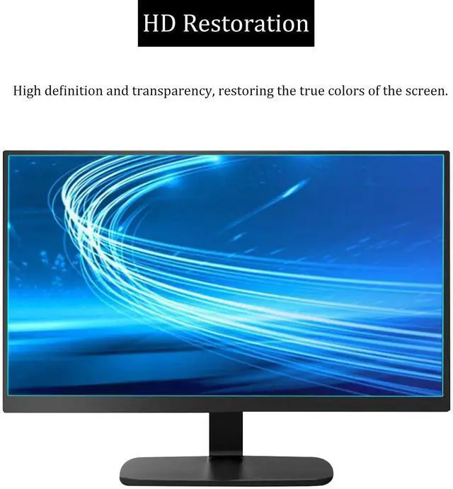 Alt view image 5 of 5 - 2 Pack 24" Anti Glare Screen Protector for 24-inch 16:9 Widescreen Desktop PC LED Monitor, 24-inch Sceptre/LG/Dell/HP/Acer/ViewSonic/ASUS/Aoc/Samsung Widescreen Monitor Matte Screen Protector