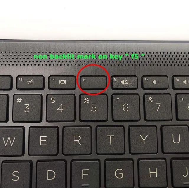 Alt view image 3 of 5 - Replacement Upper Case Palmrest for HP 14Z-DK 14-DK 14-CF 14S-CF 14-DF Series Laptop Non-Backlit Keyboard Assembly Top Cover Touchpad L24818-001 Gray