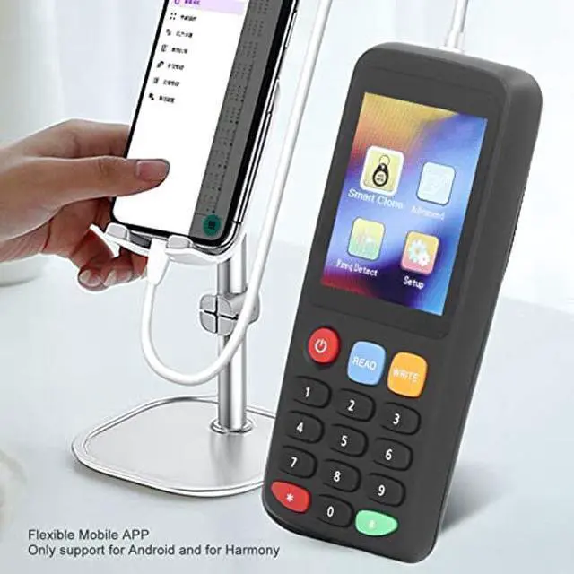 Alt view image 5 of 5 - X7 NFC Card Reader,RFID Card Copier Readers Writer Duplicator for IC ID Cards,Smart Card RFID Copier ID IC Reader Writer HD Full Color Screen (5 UID Buckles 5 UID Cards)