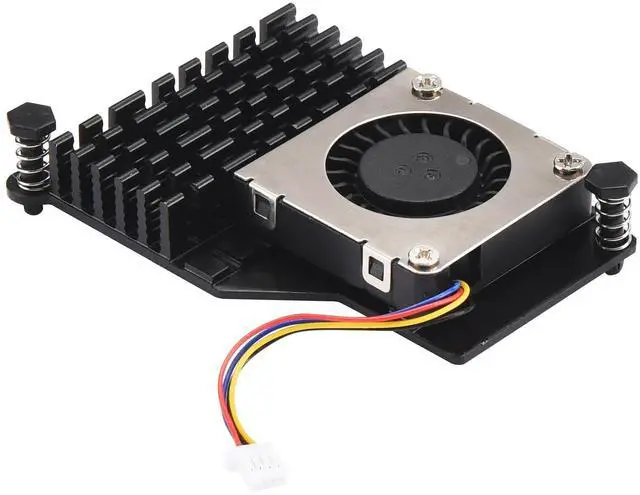 Alt view image 4 of 5 - iUniker Metal Case for Raspberry Pi 5 with PCIe M.2 Key-M NVMe SSD PCIe Peripheral Board and Active Cooler for Raspberry Pi 5 (with Case, NVMe Board and Cooler)