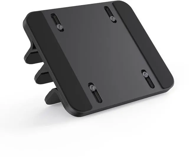 Alt view image 3 of 5 - JOKItech Dual Aluminum Vertical Laptop Stand Organizer, Sturdy Notebook Computer Holder Stand Compatible with New Liquid Retina XDR Apple MacBook Air/Pro, Mac Mini and iPad Pro - Black