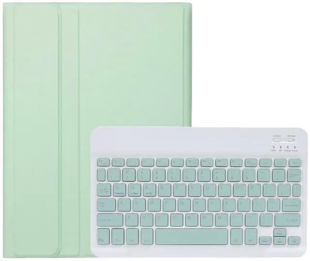 Alt view image 5 of 5 - KcoxdCn Slim Candy Colors Keyboard Case Compatible with iPad Pro 11 Inch (M4) (5th Gen) 2024 Released with S Pen Holder, Mutil Angles Stand Cover Detachable Wireless Keyboard (Mint)