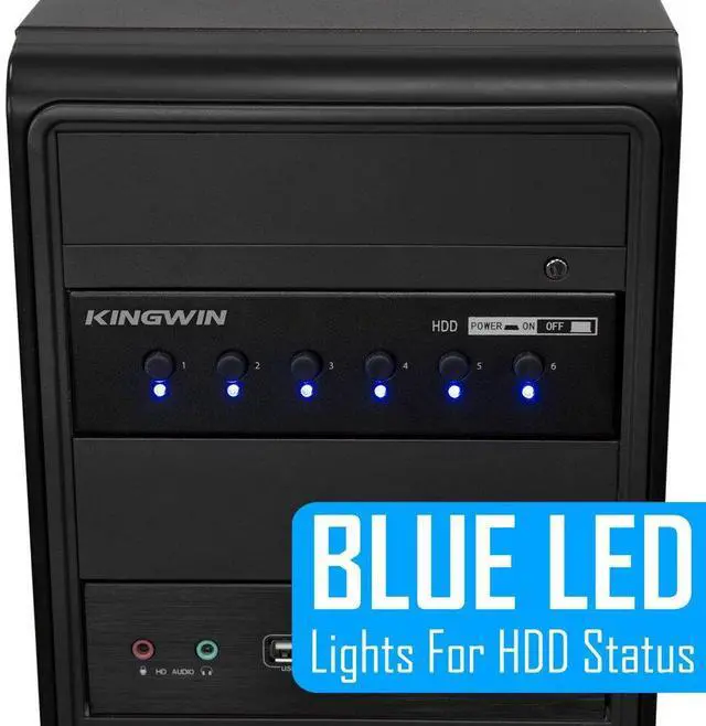 Alt view image 4 of 5 - Kingwin Hard Drive Power Switch Module for 2.5 inch/3.5 inch SATA HDD/SSD. Optimized for SSD, Power On or Off HDDs as Wish, Controls up to Six HDDs, and Provide Longevity to Your Hard Drives