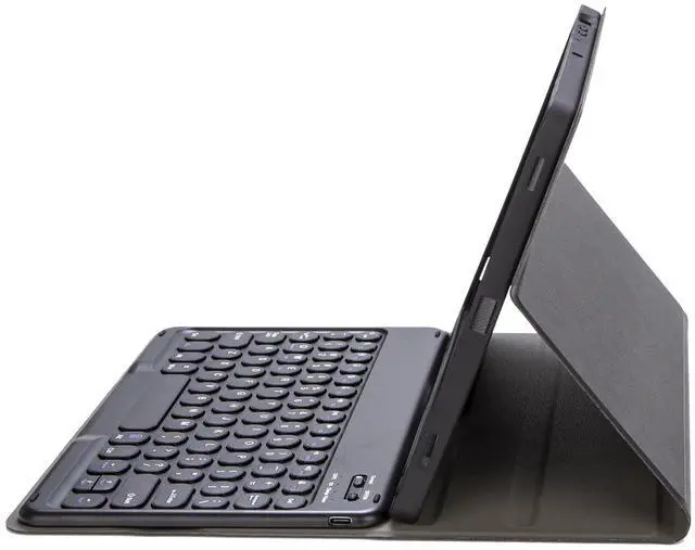 Alt view image 5 of 5 - KcoxdCn Slim Candy Colors Keyboard Case Compatible with iPad mini 7 (A17 Pro) 2024 / iPad mini 6 (2021) 8.3 inch with Pencil Holder Mutil Angles Stand Cover Detachable Wireless Keyboard (Black)