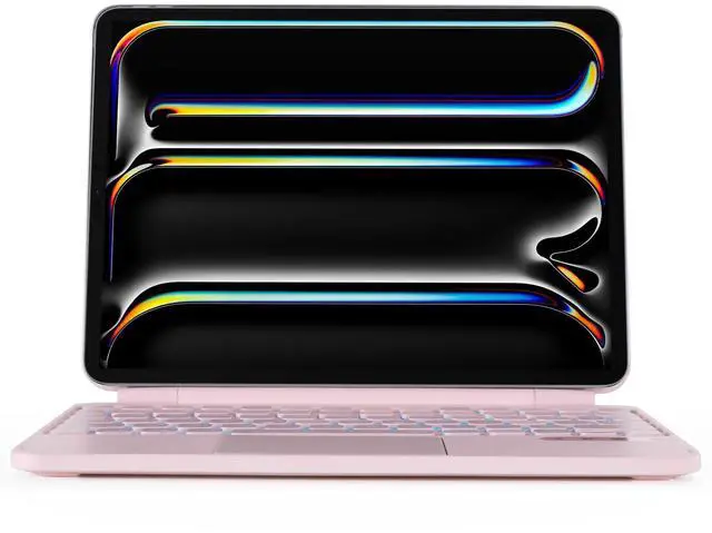 Main image of LENRICH Magic Keyboard Case for iPad Pro 11 inch M4 2024, Great Typing Experience Magnetic Stand Multi Trackpad 7 Color Backlit with Function Row