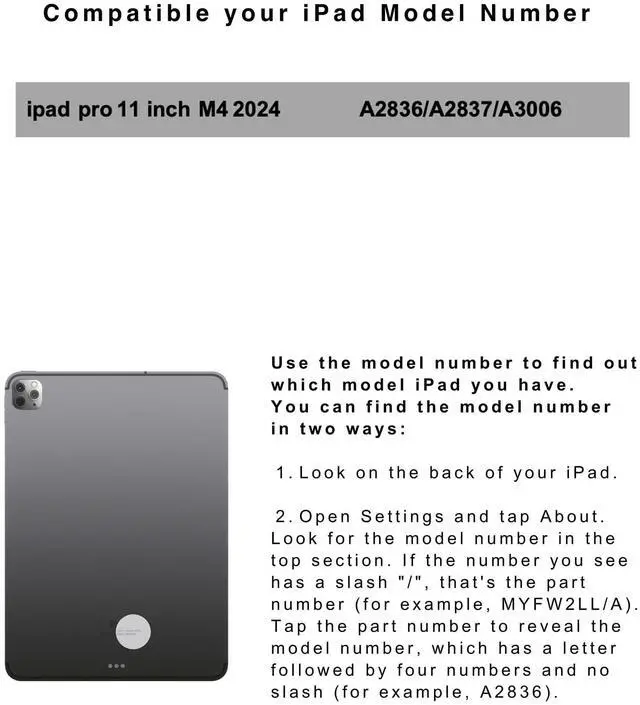 Alt view image 2 of 5 - LENRICH Magic Keyboard Case for iPad Pro 11 inch M4 2024, Great Typing Experience Magnetic Stand Multi Trackpad 7 Color Backlit with Function Row