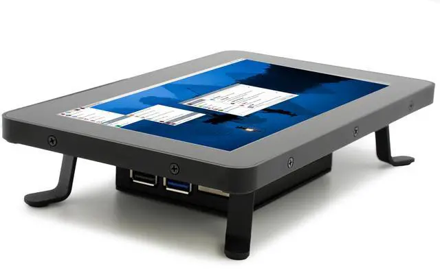 Alt view image 4 of 5 - KKSB Case for Raspberry Pi 5 Touch Display 2 - Desktop Orientation