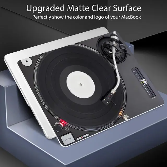 Alt view image 3 of 5 - Lepeoac for MacBook Pro 14 Inch 2024 2023 2022 2021 Release M4 A3112 A3401 A3185 M3 A2918 A2992 M2 A2779 M1 A2442 Pro/Max Chip, Plastic Hard Shell Case with Keyboard Cover, DJ Turntable