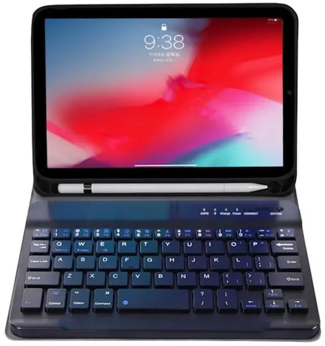 Alt view image 5 of 5 - Lrufodya Keyboard Case for iPad Mini 5th & 4th Gen 7.9 Inch with Detachable Wireless Magnetic Keyboard and Pen Holder, Multi-Angle, Support 3 System for iPad Mini 3th, Mini 2 1 Generation (Black)