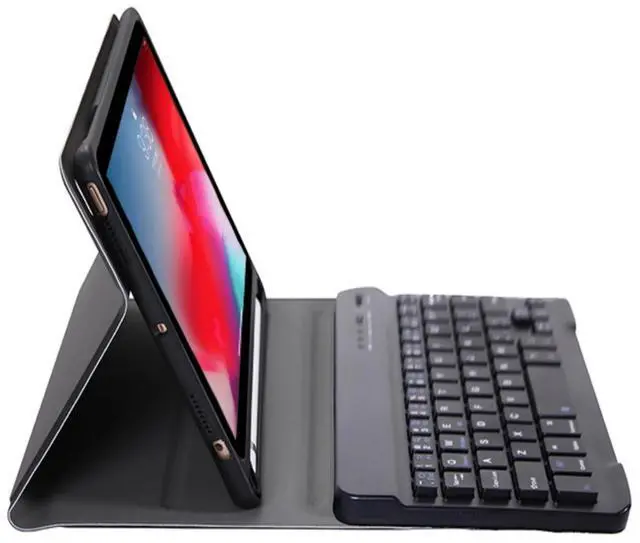 Alt view image 4 of 5 - Lrufodya Keyboard Case for iPad Mini 5th & 4th Gen 7.9 Inch with Detachable Wireless Magnetic Keyboard and Pen Holder, Multi-Angle, Support 3 System for iPad Mini 3th, Mini 2 1 Generation (Black)