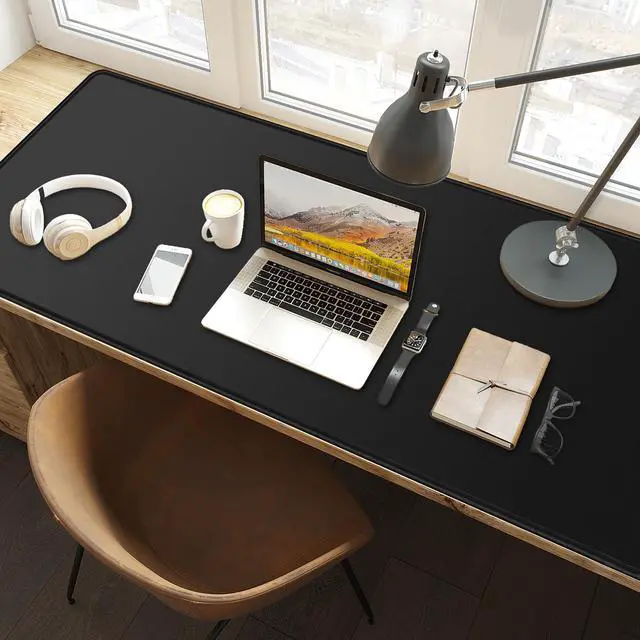 Alt view image 3 of 5 - LL-COEUR XXL Black Mouse Pad Gaming Keyboard Mat Laptop Office Desk Mat (51.1" x 19.6" x 0.12")