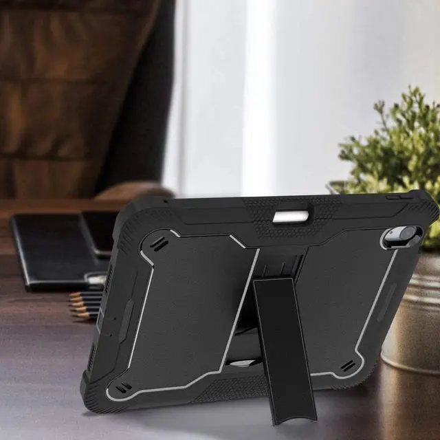 Alt view image 5 of 5 - MAKEIT CASE for iPad Air 11" M2 (2024) Case, iPad Air 5 (2022) Case, iPad Air 4 Case, Heavy Duty Kickstand Shockproof Protective Cover with Pencil Holder for iPad Air 6th/ 5th /4th Generation