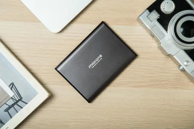 Alt view image 5 of 5 - Maxone 500GB Ultra Slim Portable External Hard Drive HDD USB 3.0 Compatible with PC, Laptop, Charcoal Grey