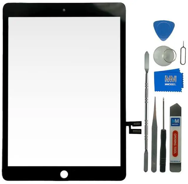 Main image of MMOBIEL Digitizer Screen Replacement Compatible with iPad 9 - Front Glass Touch - 10.2 inch - 2021 - Incl. Toolkit - Black