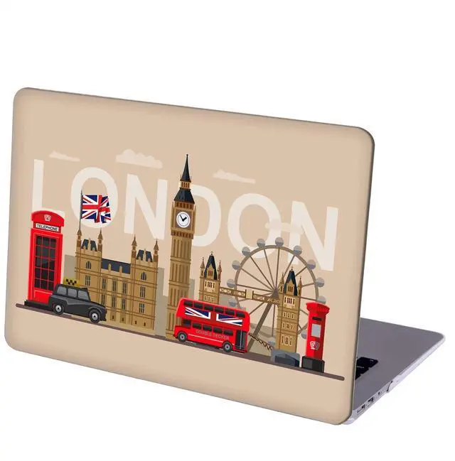 Main image of MINGDAO Compatible with MacBook Pro 13 inch, Hard Protective Shell with Keyboard Cover (M1 A2338 A2289 A2251 A2159 A1989 A1706 A1708, 2016-2020 Release) - London Skyline - MC7401