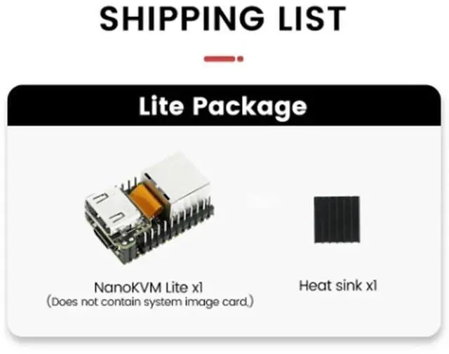 Alt view image 5 of 5 - 1PCS Sipeed NanoKVM Lite Mini Remote Control Operation and Maintenance Server HDMI RaspberryPi