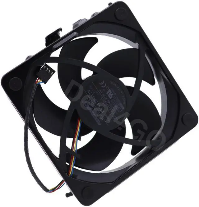 Alt view image 5 of 5 - Deal4GO 12V Front & TOP Chassis Cage Cooling Fan w/Bracket W7HDY X176F Replacement for Dell XPS 8960 8950 Alienware Aurora R15 R13
