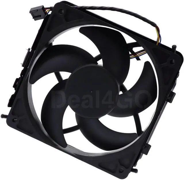 Alt view image 3 of 5 - Deal4GO 12V Front & TOP Chassis Cage Cooling Fan w/Bracket W7HDY X176F Replacement for Dell XPS 8960 8950 Alienware Aurora R15 R13