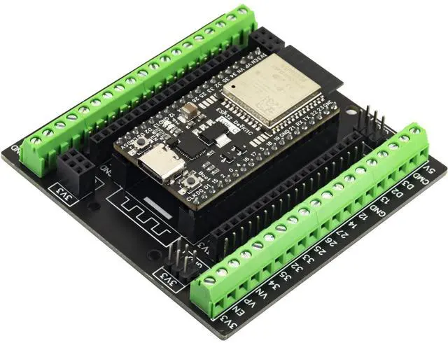 Alt view image 2 of 5 - for ESP32 Development Board USB Type C Interface for ESP-WROOM-32 Module and 38 Pins Surper Breakout Board 3 Types Output for ESP32-DevKitC