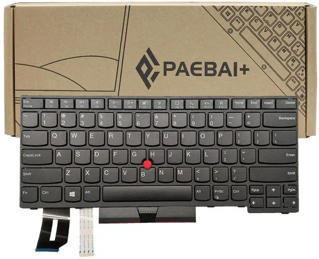 Main image of PAEBAI+ Replacement Laptop Keyboard for Lenovo ThinkPad T14 Gen1 T14 Gen2 P14S Gen1 P14s Gen2, Compatible SN20V43688 5N20V43760, with Pointer No Backlight US Layout