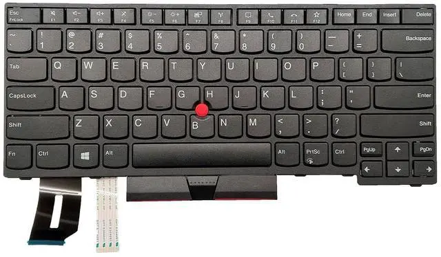 Alt view image 5 of 5 - PAEBAI+ Replacement Laptop Keyboard for Lenovo ThinkPad T14 Gen1 T14 Gen2 P14S Gen1 P14s Gen2, Compatible SN20V43688 5N20V43760, with Pointer No Backlight US Layout