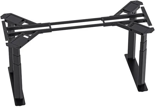 Alt view image 3 of 5 - VWINDESK VJ401 Four Legs(Columns) Electric Height Adjustable Standing Desk Frame Only W/Four Motors, Ergonomic Sit Stand Up Height Adjustable Steel Base with Digital Memory Keypad (Black)