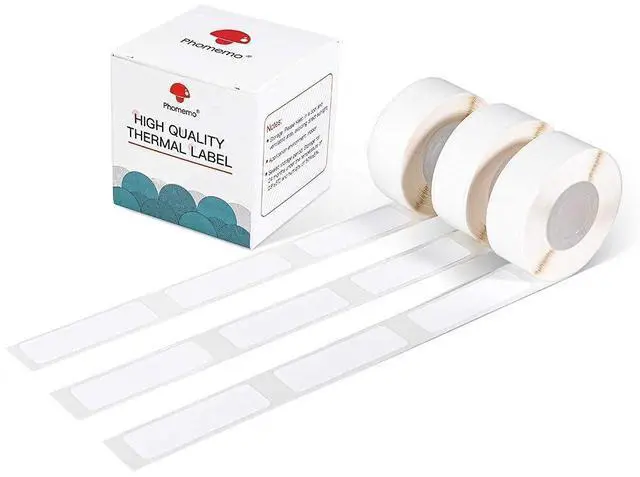 Alt view image 3 of 5 - Phomemo D30 Label Maker (Green)-with 3/8" X1 7/8" (12mm X 50mm) 130 Labels/Roll, D30 Thermal Printing Label Paper, 3 Roll,White D30 Bundle