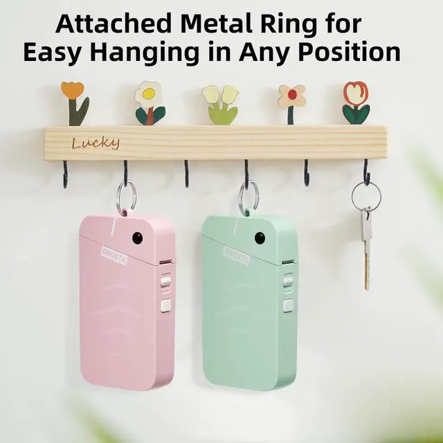 Alt view image 5 of 5 - ORGSTA S001 Label Maker Machine with Tape, Portable Bluetooth Label Maker for Home and Office Organization, Thermal Label Printer Mini Label Maker with 3 Roll Continuous Label Tapes - White