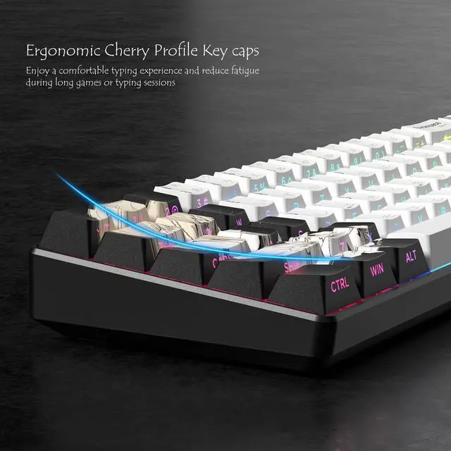 Alt view image 3 of 5 - Rainy Japanese Anime Keycaps 60 65 75 100 Percent,Cherry Keycaps130 Keys PBT Dye Sublimation Custom Keycaps Set for Mechanical Keyboard 61/64/75/84/87/104/108 Layout with Key Pulle (Black)
