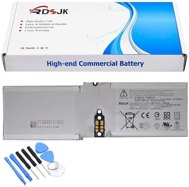 Main image of RDSJK G3HTA044H DAK822470K G3HTA020H Tablet Screen Battery for Microsoft Surface Book 1 2 1703 1704 1705 CR7 13.5" CR7-00005 CR7-00007 Book 2 128GB 256GB 512GB 1TB 2-in-1 Series 7.5V 18Wh with Tools