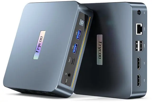 Main image of Trycoo Mini PC N97 Intel 12th Gen (Up to 3.6GHz) 30% Faster Than N100, Mini Computers16GB DDR4 512GB SSD Dual 4K@60Hz HDMI/USB-C WiFi 5 BT 4.2, Small Pc Ultra-Compact Desktop for Office/Home