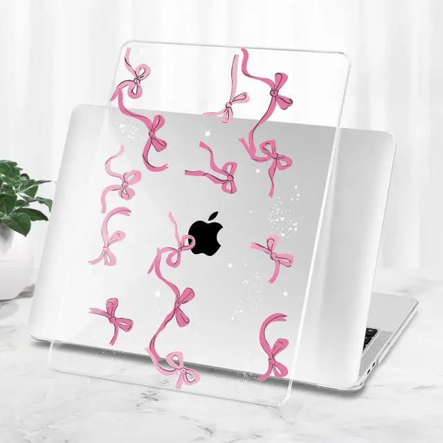 Alt view image 5 of 5 - Tuiklol for MacBook Pro 16 inch Case (2020 2019 Release) Model A2141, Hard Shell Case for Keyboard Cover& OTG & Camera Cover with Retina Display and Touch Bar Fits Touch ID,Bowknot