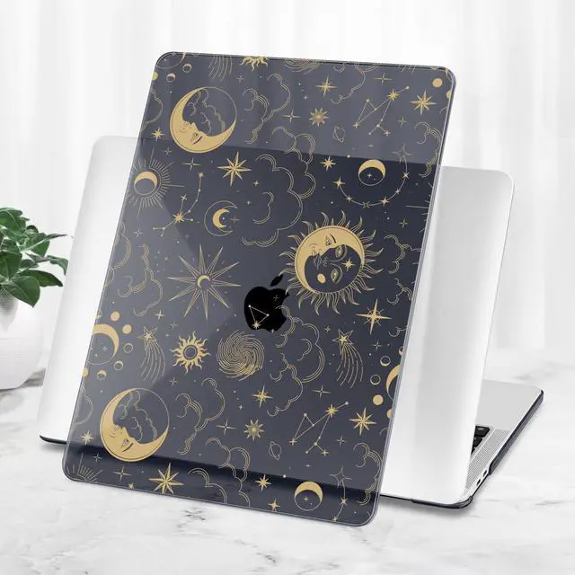 Alt view image 5 of 5 - Tuiklol for MacBook Pro 16 inch Case (2020 2019 Release) Model A2141, Hard Shell Case for Keyboard Cover& OTG & Camera Cover with Retina Display and Touch Bar Fits Touch ID,Moon and Star