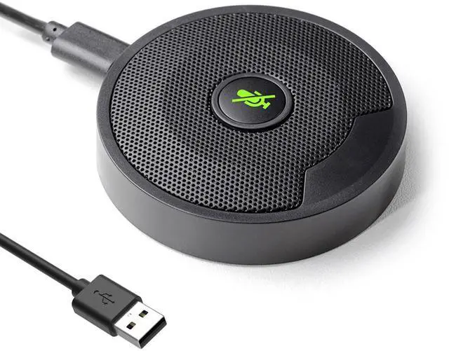 Main image of DricRoda Conference USB Microphone, Microphone for PC, Computer Microphone, Desktop Conference Speaker, Omnidirectional Microphones, Boundary Mic for Laptop, Teleconferencing, Zoom, Plug-and-Play
