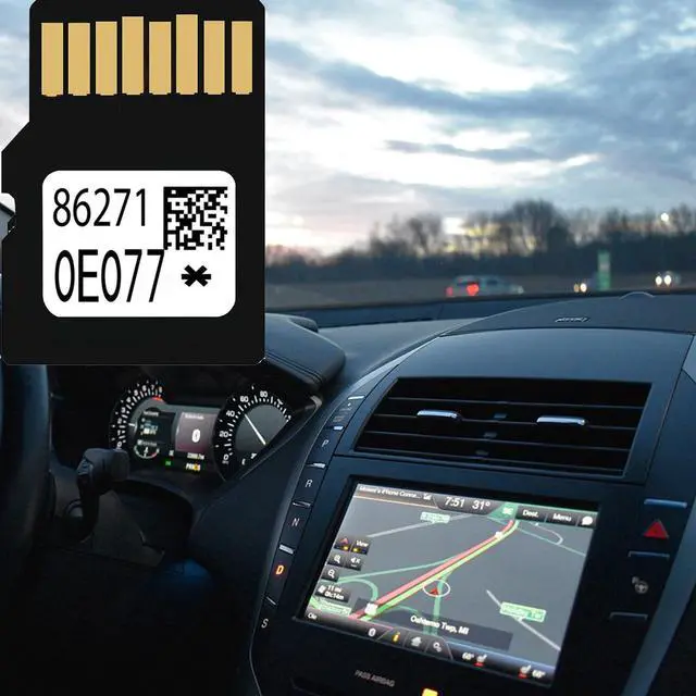 Alt view image 3 of 5 - 2025 Maps Updated 86271 0E077 Navigation GPS SD Card Compatible with Toyota Prius 4 Runner Sync USA/Canada Maps