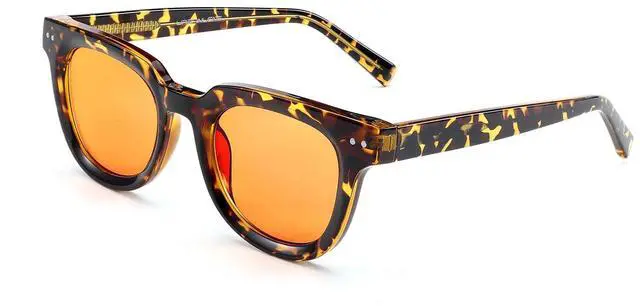 Alt view image 2 of 5 - UrbanLens Blue Light Blocking Reading Glasses Amber Blue Blocker Lens - For Better Sleep, Reduce Eye Strain for Women + Men (Tortoise, 2.25, x)