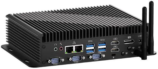 Main image of WEIDIAN Industrial Mini PC Win 11 Pro i5 1235U, 32GB DDR5 1TB NVME SSD, (Fan Cooling) Industrial Mini Desktop Computer 6xCOM(RS232/422/485) 4K 3xDisplays(2HD+DP) 8xUSB WiFi6&BT5.2 2x2.5G LAN DC 9~36V