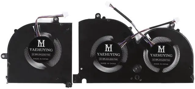 Main image of YAEHUYING CPU+GPU Cooling Fan Replacement for MSI GS75 P75 WS75 MS-17G1 MS-17G2 MS-17G3 17G1-CPU MS-17G1-G-CW P/N: BS5005HS-U3I BS5005HS-U3J, Upgrad Fan Blades to 242