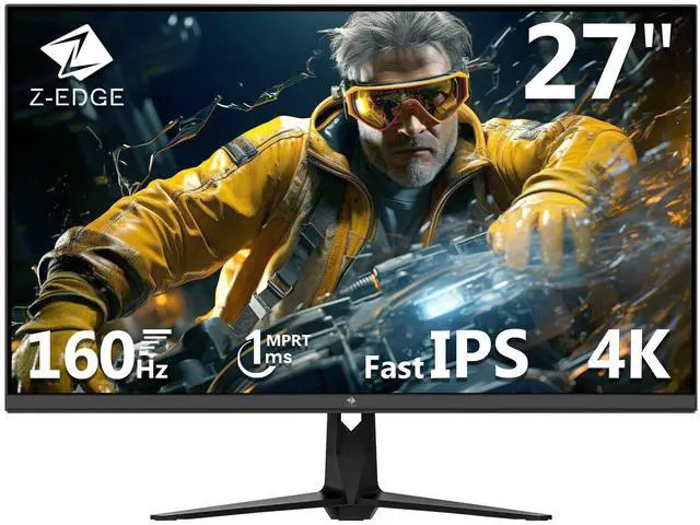 Main image of 4K Monitor, Z-Edge 27 inch IPS Monitor, UHD 3840x2160 IPS Computer Monitor, 450 cd/m2, 160Hz Refresh Rate, 1ms Response Time, G274K Ultra-Thin Bezel, FreeSync