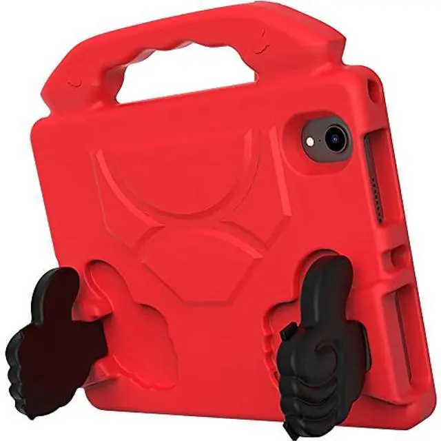 Alt view image 3 of 5 - Sahara - YES! Series KidProof Case for iPad Mini (A17 Pro) and iPad Mini (6th Generation 2021), Red, (TB00058)