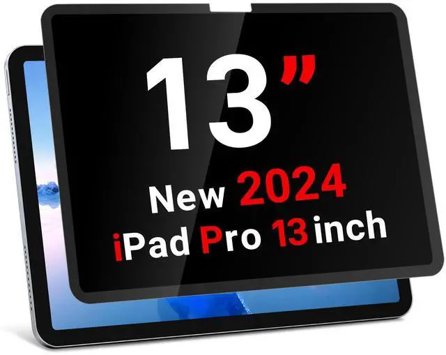Main image of ZOEGAA IPad Pro 13 Inch M4 Privacy Screen, Removable and Reusable Ipad pro 13 Inch 2024 Privacy Screen, 30- Degree Anti-Spy Privacy Filter, Anti-Glare, Blue Ray Reduction, Matte Finish